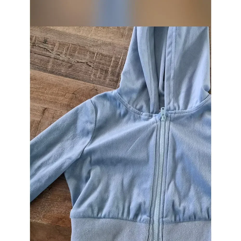 Disney Frozen Light Blue Toddler Hooded Top - 2Y Old With Tule Skirt